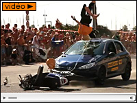 Crash test en scooter pour sensibiliser les utilisateurs