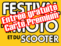 Carte Premium : entrée gratuite au Festival de la moto