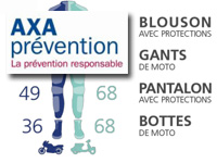Sécurité, équipement, vitesse, drogues : Axa étudie les motards