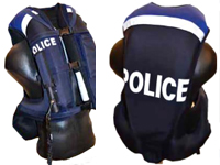 Les élèves motards de la Police nationale valident le port de l'airbag moto