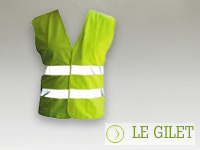 Le gilet obligatoire de nuit pour les cyclistes !
