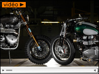 Les prépas de l'usine Triumph : Bobber ou Scrambler ?