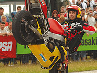 Le champion du monde de stunt à Paris