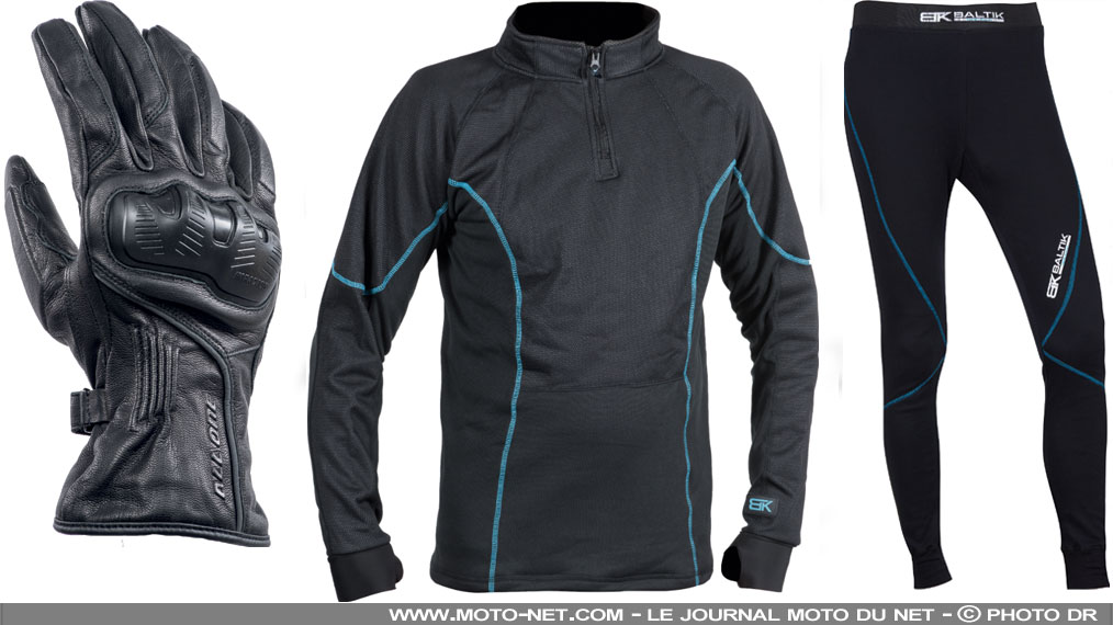 Dafy Moto prépare l'hiver avec ses gants Spiral All One et ses sous-vêtements Baltik