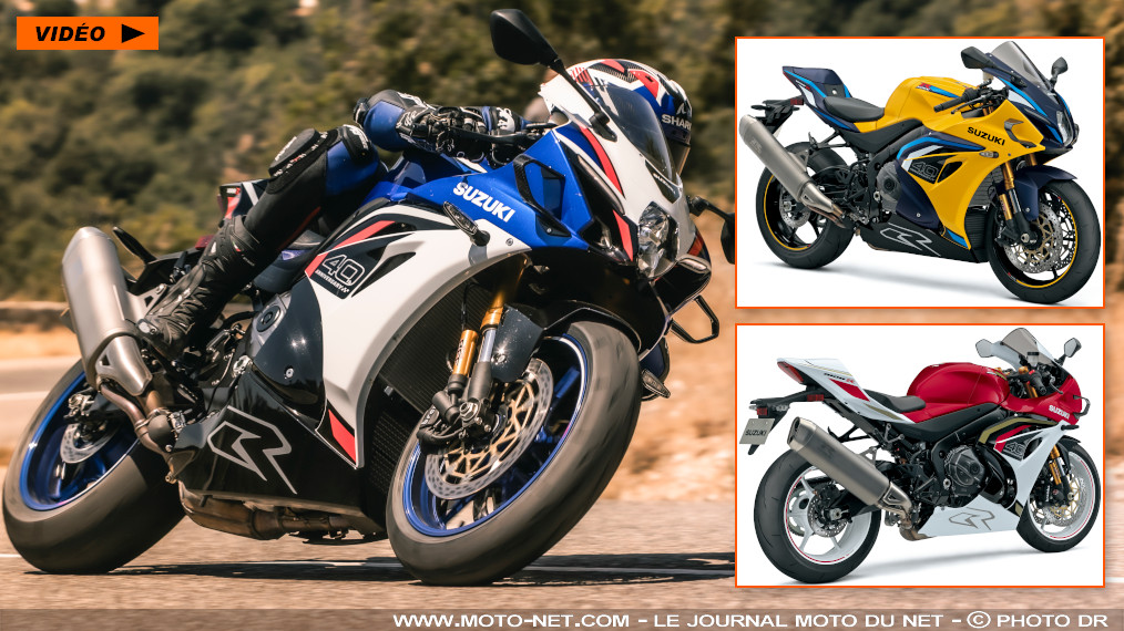 La Suzuki GSX-R1000R de nouveau autorisée à rouler en France en 2026 !

C'est officiel : la GSX-R 1000 R sera de retour sur nos routes l'an prochain ! Bannie du continent européen par la norme Euro5, la Superbike japonaise profite d'une mise à jour Euro5+ de son 4-cylindres pour réintégrer le catalogue Suzuki France, dans sa version R uniquement. Présentation de la Gex qui fête ses 40 ans avec ailettes et coloris inspirés...
