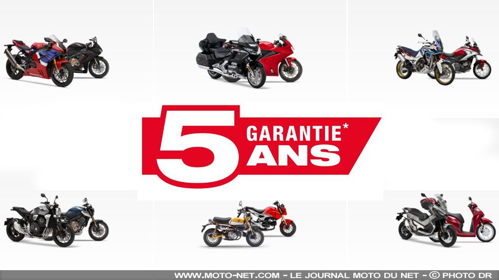 Honda France étend à cinq ans la garantie de ses motos et scooters