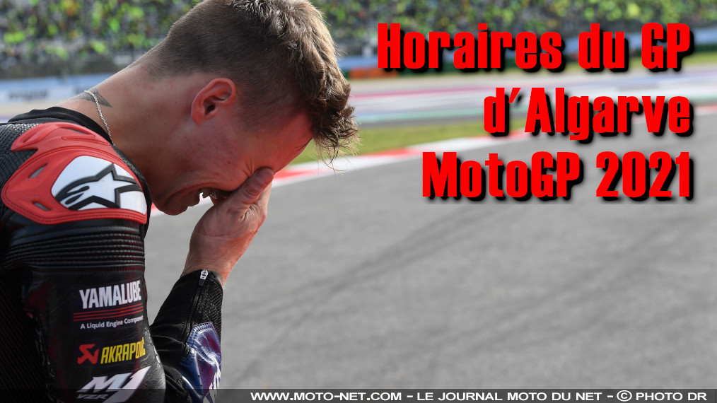 Horaires du GP d'Algarve MotoGP 2021 