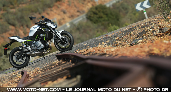  Essai Z650 : le roadster Kawasaki, plus léger que l'ER