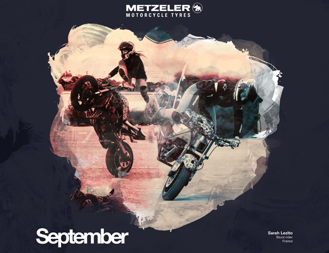 Le Calendrier Metzeler 2017 rend hommage aux femmes motardes