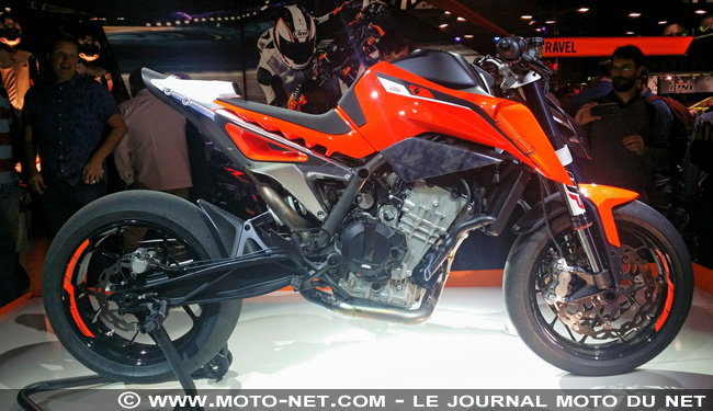 KTM dévoile son prototype de 790 Duke à Milan