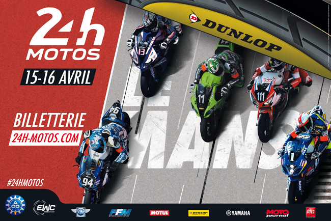 l'affiche des 24 Heures Motos 2017 l'affiche des 24 Heures Motos 2017