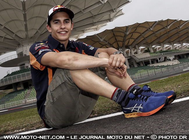 Marc Marquez sur le circuit de Sepang pour le GP de Malaisie 2016 Marc Marquez sur le circuit de Sepang pour le GP de Malaisie 2016