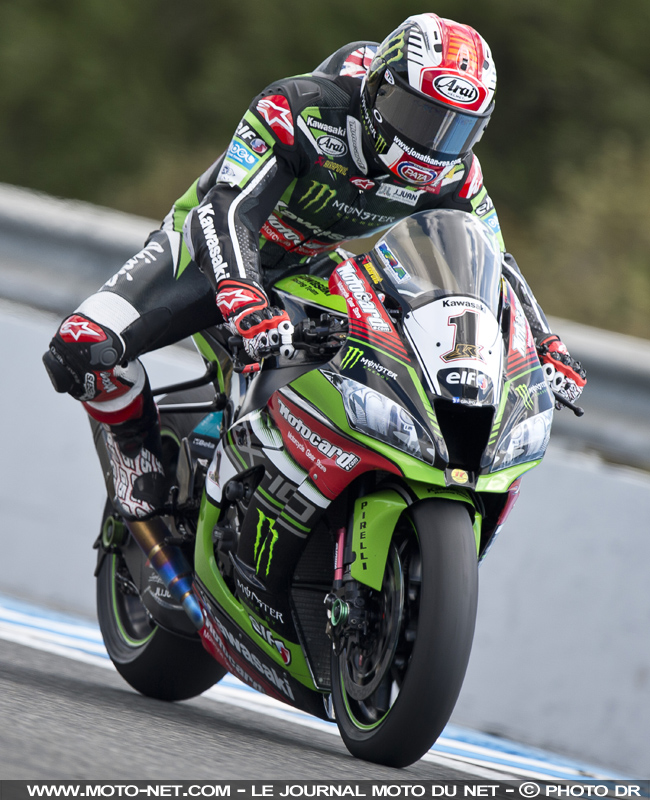 Rea - WSBK Espagne (1) :  Davies encore vainqueur, Kawasaki encore champion !