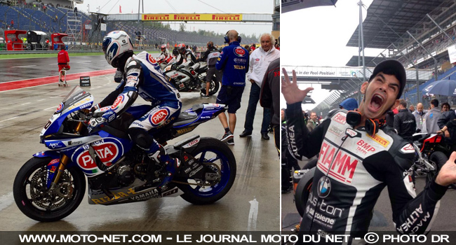 Guintoli et Torres - WSBK Allemagne (2) : Rea riposte sous la pluie