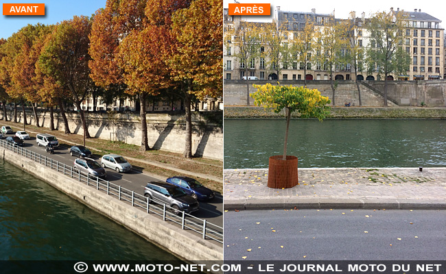 Paris : les recours se multiplient contre la fermeture des voies sur berges