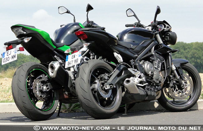  Duel Z900 Vs Street Triple S : un combat, deux chefs