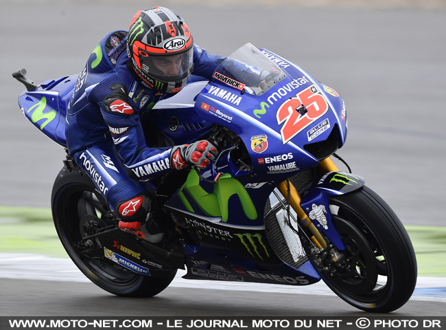 GP des Pays-Bas MotoGP - Viñales (chute) : Aujourd'hui c'était quitte ou double...