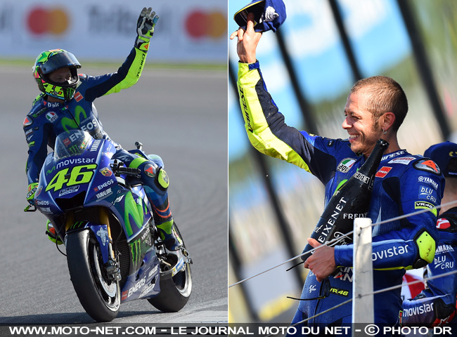 GP de Grande-Bretagne MotoGP - Rossi (3ème) : une belle manière de fêter ma 300ème course MotoGP