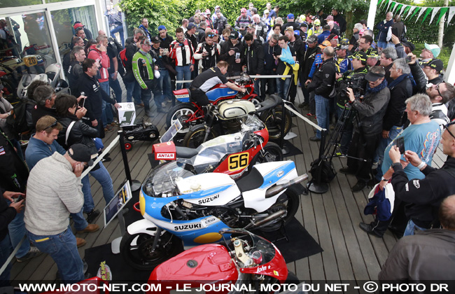 Les anciennes vedettes des Grand Prix Moto étaient de sortie au Mans