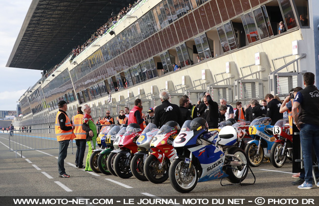 Les anciennes vedettes des Grand Prix Moto étaient de sortie au Mans