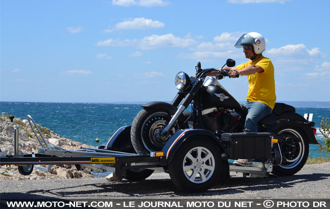 remorque moto KXL