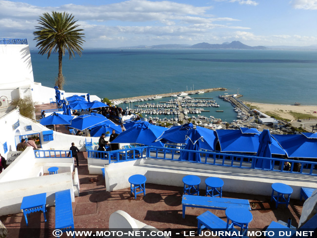 Rallye moto en Tunisie
