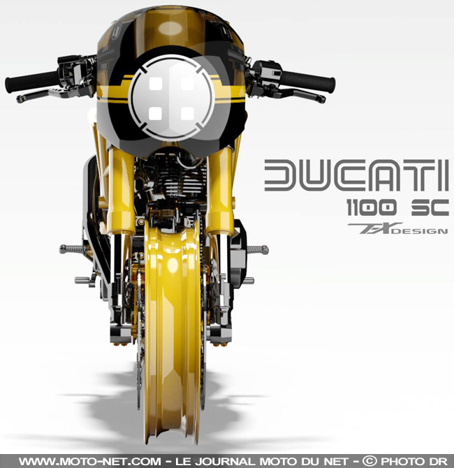 Ducati 1100 SC de Texdesign : en attendant le(s) Scrambler 1100