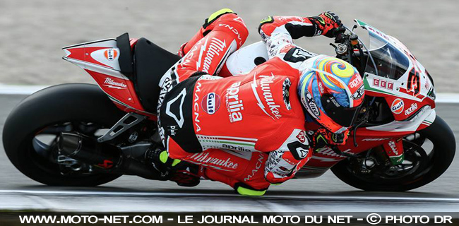 WSBK Pays-Bas (1) : la Ducati de Davies offre la victoire à Rea...