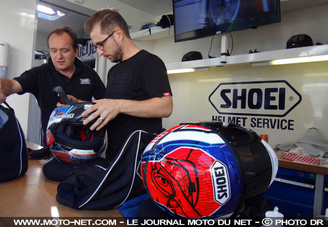 Interview : le camion Shoei France au petit soin pour les pilotes WorldSBK