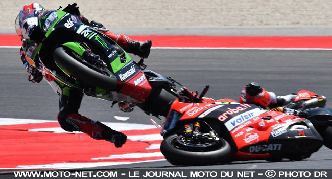 WSBK 2017 : Davies se remet doucement de son effroyable collision à Misano