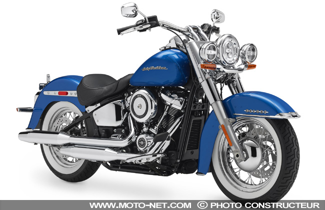 Coup de jeune pour les customs Softail de Harley-Davidson en 2018