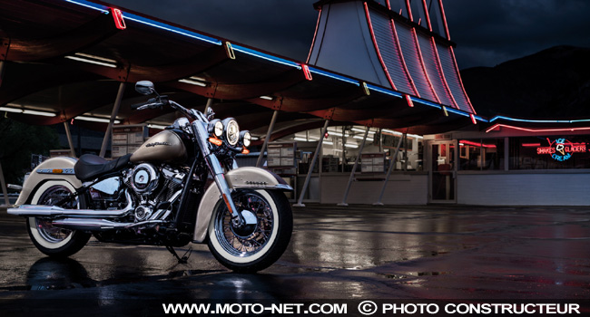 Coup de jeune pour les customs Softail de Harley-Davidson en 2018