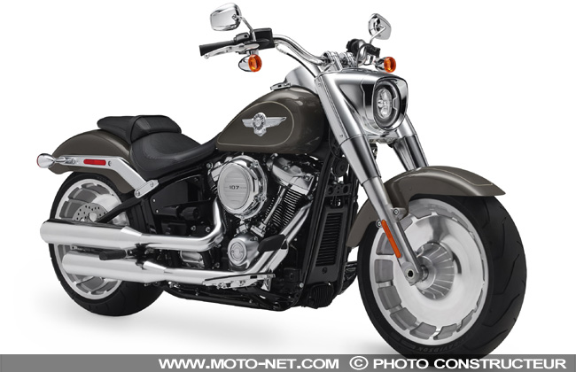 Coup de jeune pour les customs Softail de Harley-Davidson en 2018