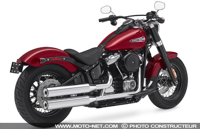 Coup de jeune pour les customs Softail de Harley-Davidson en 2018