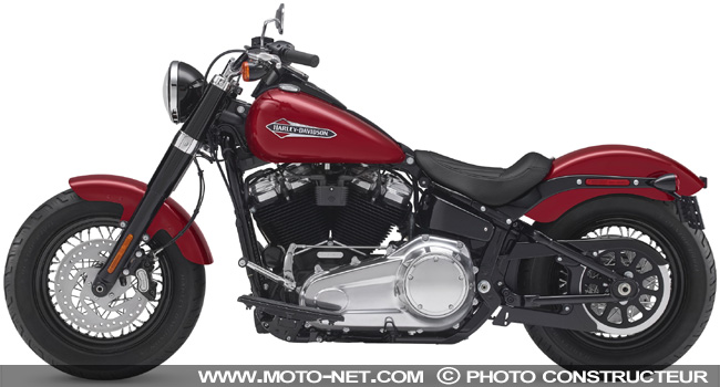 Coup de jeune pour les customs Softail de Harley-Davidson en 2018