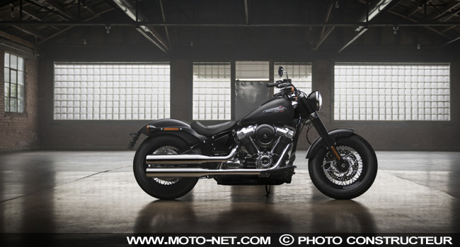 Coup de jeune pour les customs Softail de Harley-Davidson en 2018