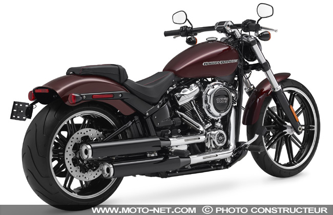 Coup de jeune pour les customs Softail de Harley-Davidson en 2018