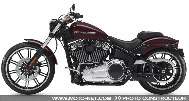 Coup de jeune pour les customs Softail de Harley-Davidson en 2018