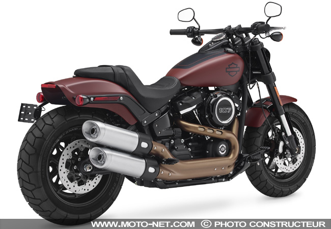 Coup de jeune pour les customs Softail de Harley-Davidson en 2018