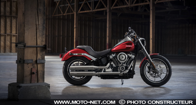 Coup de jeune pour les customs Softail de Harley-Davidson en 2018
