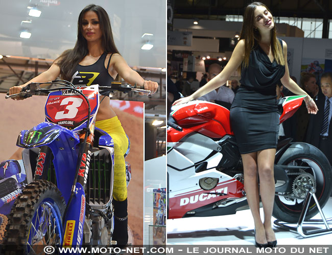 Les plus belles hôtesses du salon EICMA de Milan