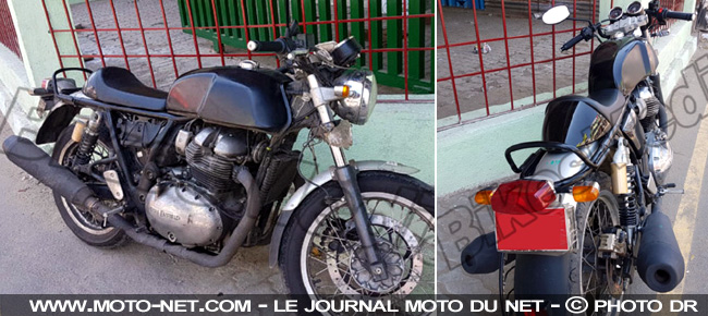 Vidéo moto : la future Royal Enfield 750 fuit... sur voie rapide ! 