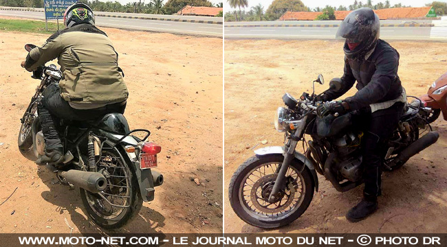 Vidéo moto : la future Royal Enfield 750 fuit... sur voie rapide ! 