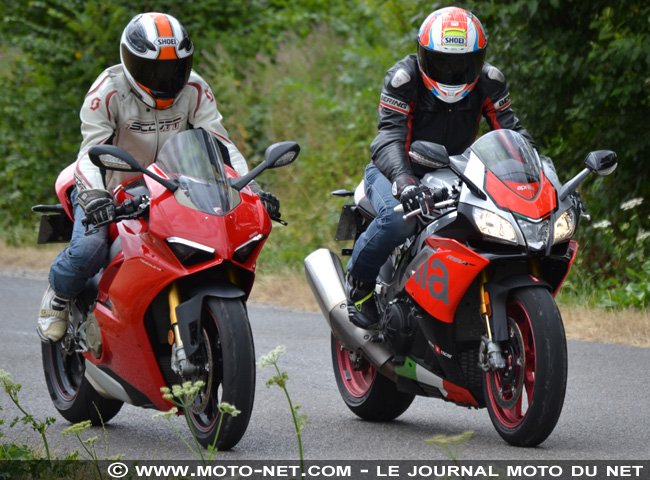  Comparatif Superbike 2018 : Aprilia RSV4 RF Vs BMW S1000RR Vs Ducati Panigale V4 S