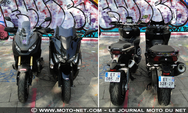 Duel Honda X-Adv Vs Yamaha Tmax : moto, scooter ou les deux ?