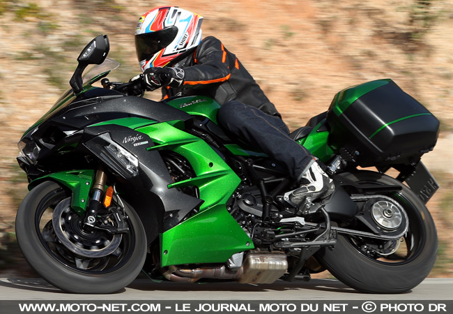  Essai Kawasaki Ninja H2 SX : moto routière sportive, en vert et contre tout...