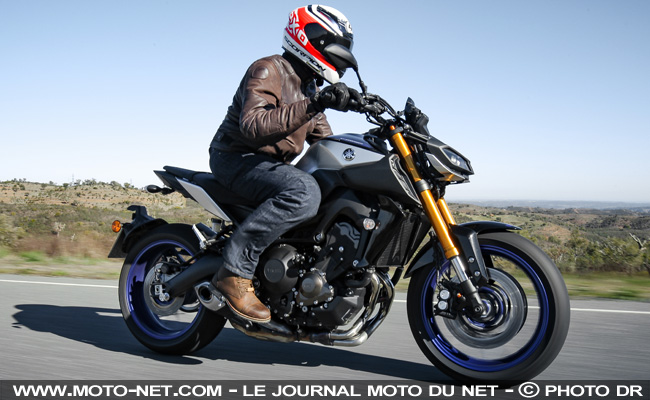 Essai MT-09 SP page 2 - Dynamique : enfin sur des rails