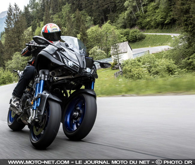  Essai Yamaha Niken : essayer la moto trois-roues, c'est la dompter