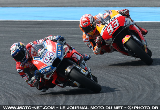 GP de Thaïlande - Dovizioso (2ème) : On ne se bat plus pour le titre