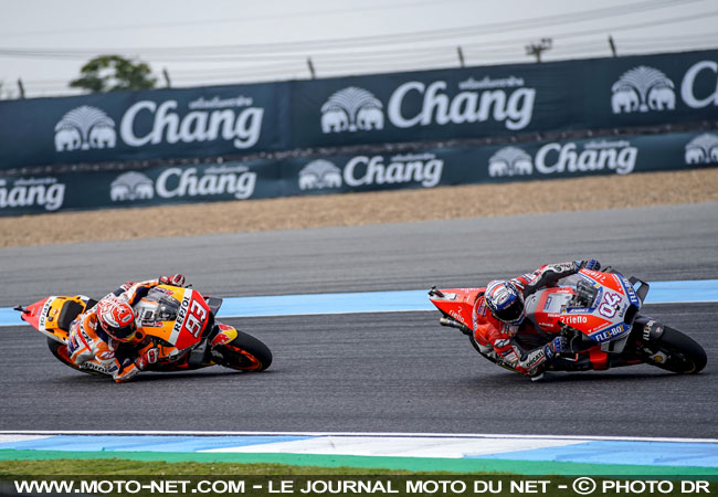 GP de Thaïlande - Dovizioso (2ème) : On ne se bat plus pour le titre